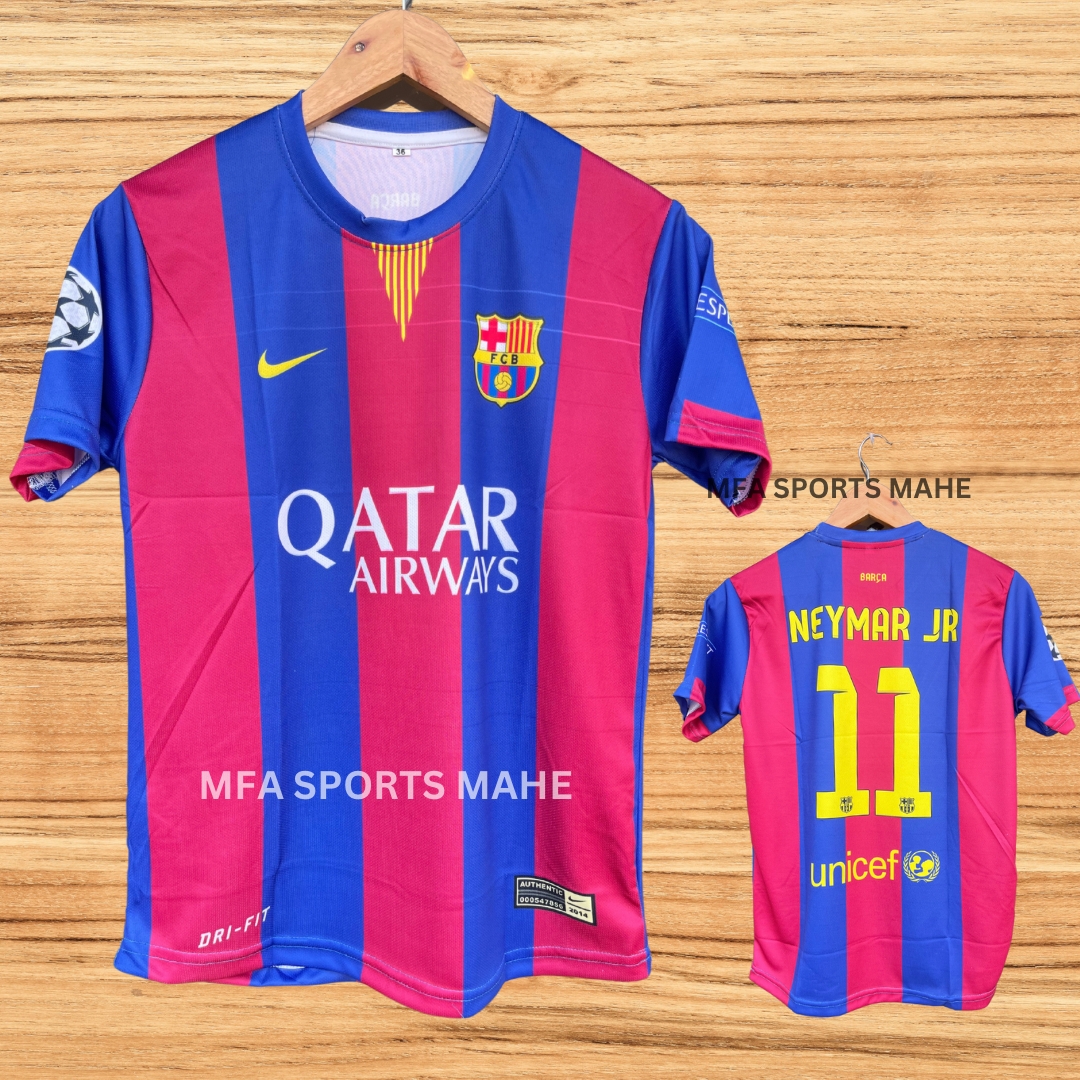 NEYMAR BARCA JERSEY RETRO